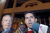 Rambla tras la reunin del comit electoral del PP valenciano | V. Bosch