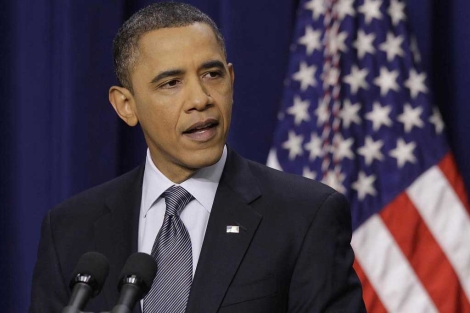 El presidente Obama, durante la rueda de prensa en la Casa Blanca. | Ap