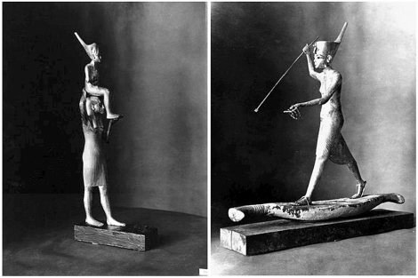 Dos de las valiosas piezas del Museo Nacional Egipcio que han sido robadas. | Efe