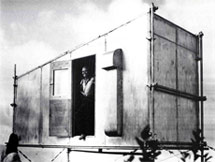 Refugio bivac de 1937-38 de Charlotte Perriand construido en la regin de Saboya (Francia)