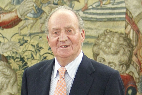 Don Juan Carlos I en el Palacio de la Zarzuela. | Efe
