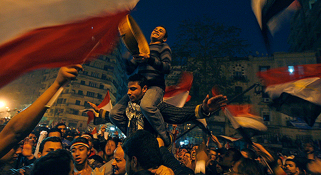 Egipcios celebran el 'da de la Victoria' en la plaza de Tahrir. | Ap