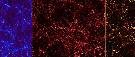 Representaciones de la materia oscura 3.000 millones de años tras el 'big bang' | ESA/SPIRE/HerMES