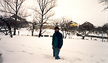 Una de sus fotos preferidas: nevada en Babia.