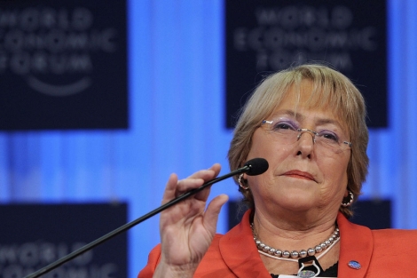 La directora ejecutiva de ONU Mujeres, Michelle Bachelet, en la Asamblea General.| Justin Lane