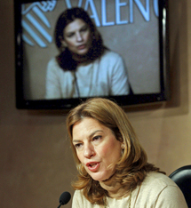 Paula Snchez de Len, portavoz del Ejecutivo valenciano. | Efe