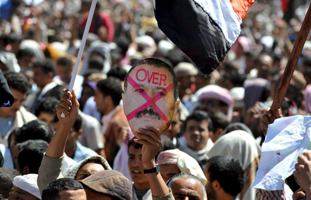 Opositores yemenes se manifiestan en San (Yemen). | Efe