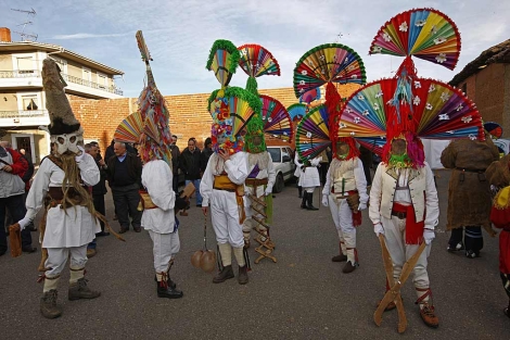 Los guirrios son los protagonistas del Carnaval de Velilla de la Reina