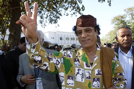 Gadafi visita Mozambique para una cumbre de la Unin Africana. | AFP
