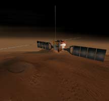 Recreación de la Mars Express. | ESA