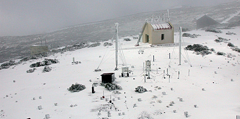 Observatorio Meteorolgico de Izaa, en el Teide (Tenerife). | Efe