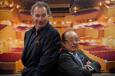 Bertn Osborne y Paco Arvalo presentan 'Mellizos' en el Palacio Euskalduna. | Mitxi