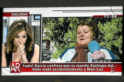 Quintana (izda.) durante la entrevista. | Telecinco