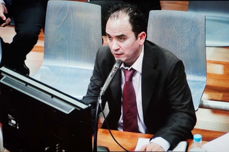 Salvador Gardoqui durante su declaracin en el juicio. | A. Pastor