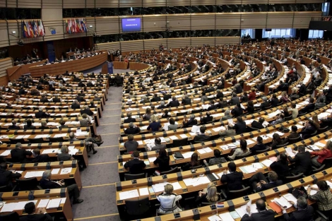 Vista de la sesin plenaria en Bruselas este mircoles. | Efe