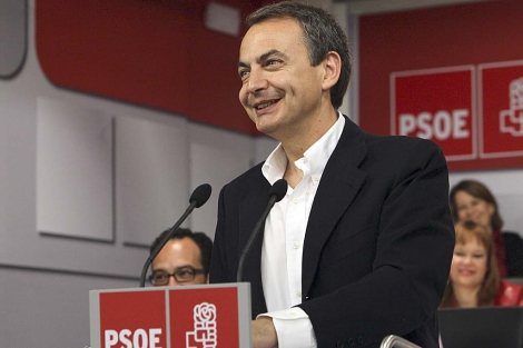 Zapatero, durante su intervencin en el Comit Federal. | Efe