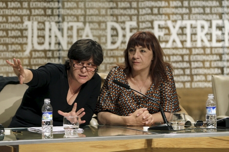 La directora del festival, Blanca Portillo (dcha), y la codirectora Chus Martn. | Efe