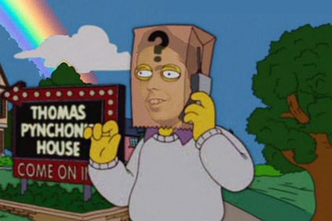 El misterioso Thomas Pynchon, retratado en un episodio de 'Los Simpson'.