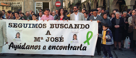 Manifestacin en 1997 por la desaparicin de la joven. | Nacho Sants