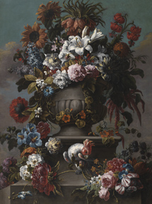 'Jarrn de Jardn con flores' de Verbruggen