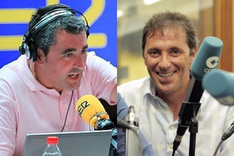 De izquierda a derecha, Javier Hoyos y Paco Gonzlez.