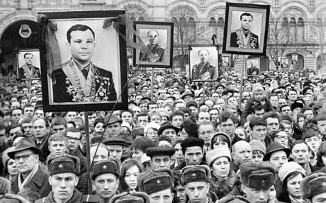 Funeral de Gagarin en Moscú. | ITAR TASS.