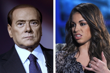 Silvio Berlusconi y Ruby R. | Afp