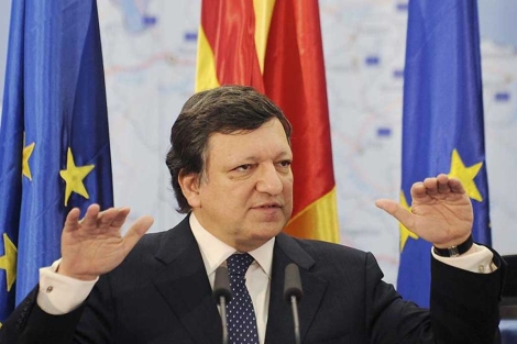 Barroso, en la Antigua Repblica Yugoslava de Macedonia. | Efe
