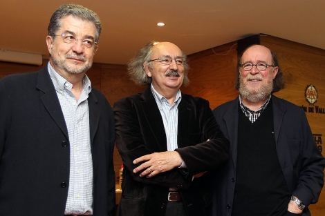 Jos Antonio Pascual, Antonio Colinas y Joaqun Daz. | Montse lvarez