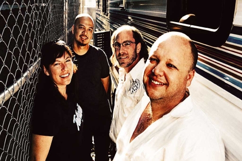 Integrantes de la banda musical Pixies