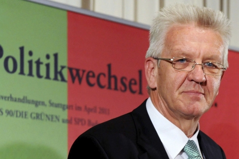 El líder de los Verdes y primer ministro de Baden-Württemberg, Winfried Kretschmann. | Efe