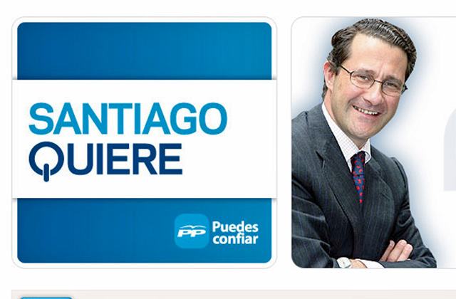 Pantallazo de la pgina web del PPdeG de Santiago.