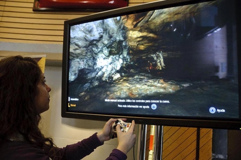 Virtualware tambin permita la visita virtual de las cuevas. | Patxi Corral