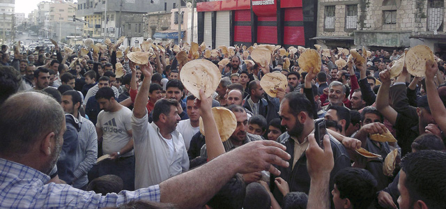 Manifestacin en Banias contra el rgimen sirio de Bashar Asad. | Ap