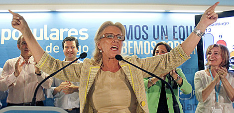 Corina Porro se autoproclam vencedora de las elecciones. | Efe