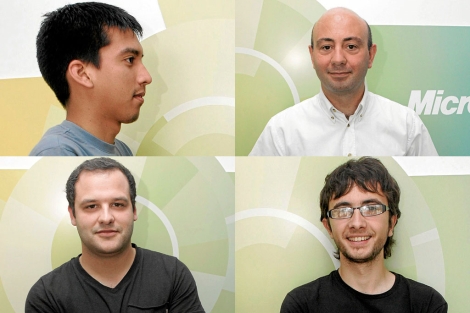 Walter Alfaro, Javier Maura, Ángel Moyá Y Pedro Carreras, algunos de los programadores de aplicaciones | J.A