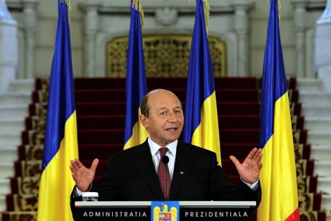 El presidente de Rumana, Traian Basescu. | Efe
