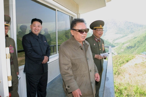 El dictador comunista Kim Jong Il y su hijo y heredero Kim Jong Un. | Efe