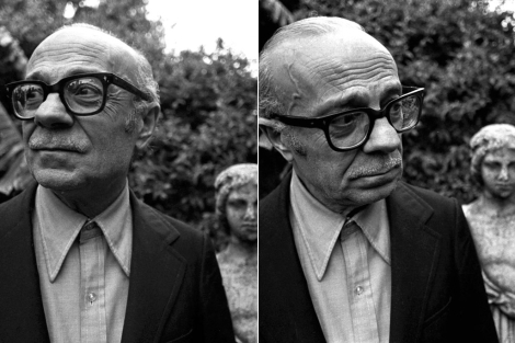 Ernesto Sabato, en Buenos Aires, en los aos 80. | Alejandro Cherep