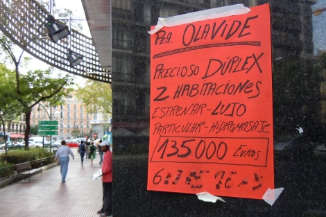 Oferta de una vivienda en el centro de Madrid. | Elmundo