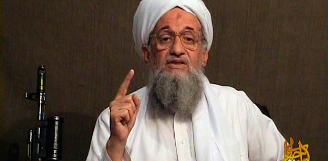 Al Zawahiri, durante el mensaje. | AFP/Site Intelligence Group