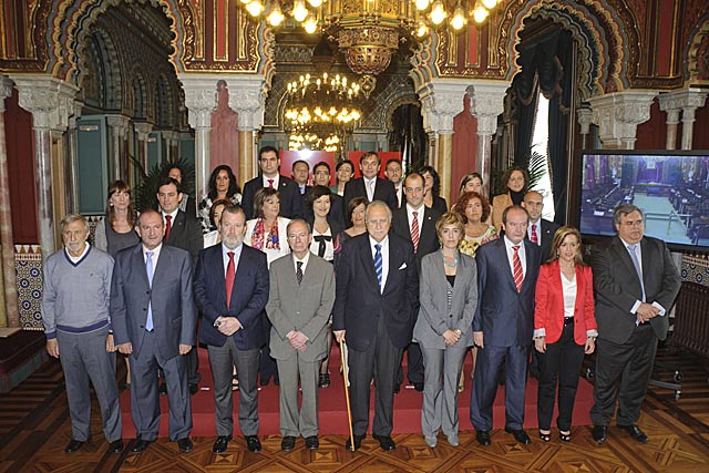 La nueva corporacin municipal del Ayuntamiento de Bilbao. | Patxi Corral