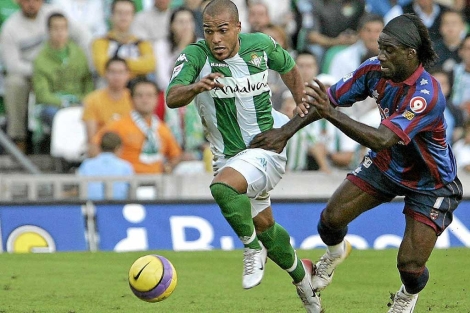 Odonkor, durante un partido con el Real Betis. | Marcamedia