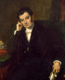 Washington Irving. leo de Gilbert Stuart Newton, 1830