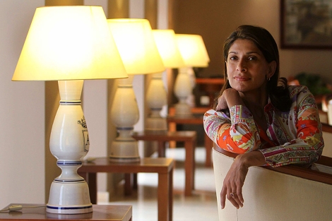 La escritora y bailaora flamenca Maha Akhtar, en un cntrico hotel sevillano. | C. Mrquez