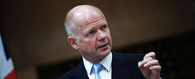 El ministro de Asuntos Exteriores britnico, William Hague. | Afp