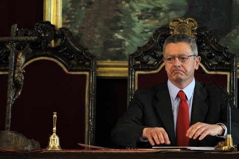 El Alcalde de Madrid, Alberto Ruiz-Gallardn. | Antonio Heredia