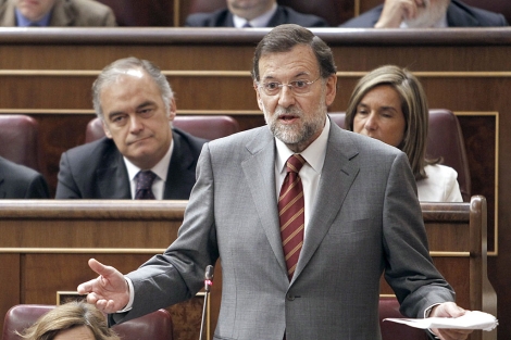 Mariano Rajoy en el Congreso. | Javier Barbancho