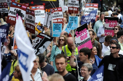 Imagen de la manifestacin en Londres. | Reuters