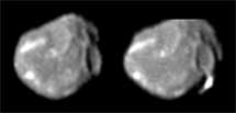 Amaltea fotografiada desde la nave Galileo.| NASA